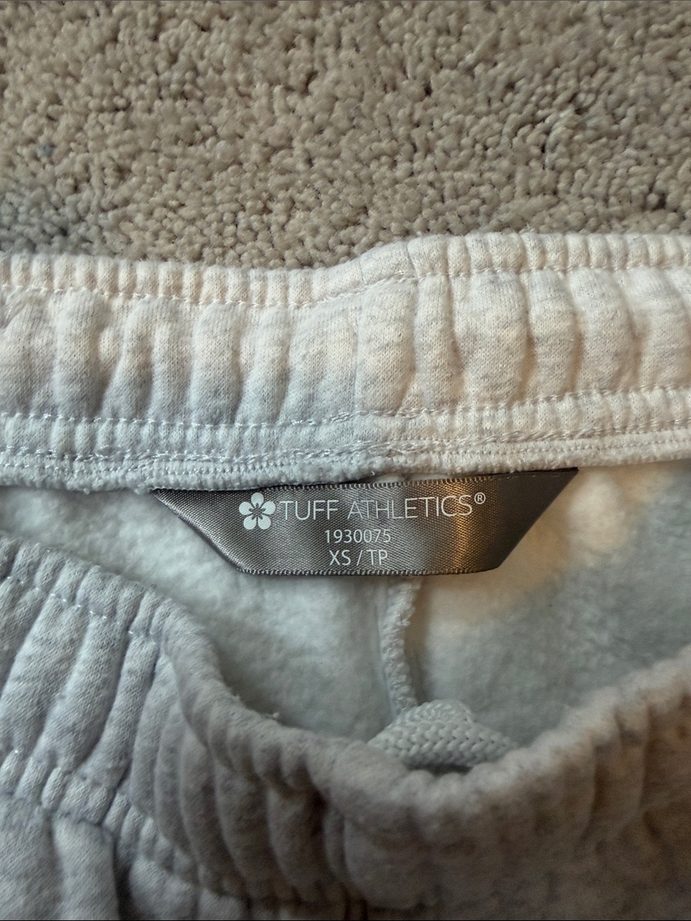 Tuff Athletics Light Gray Cargo Jogger Sweatpants - Picture 2 of 6
